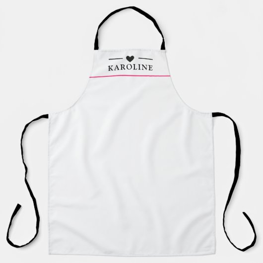 Aangepaste tekst, keuken Schort (Voorkant)