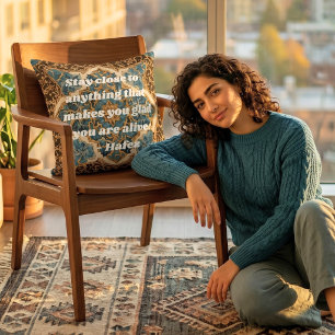 Aangepaste tekst Khatam Marquetry Perzische kunstc Kussen