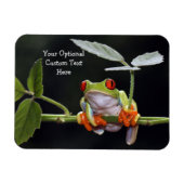 Aangepaste tekst kikker magneet (Horizontaal)