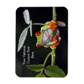 Aangepaste tekst kikker magneet (Verticaal)