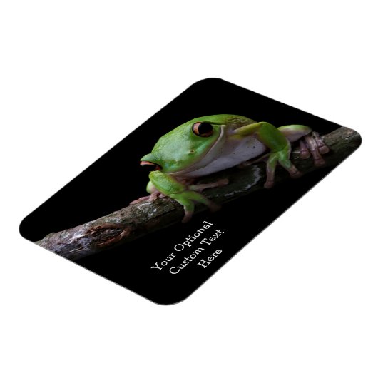 Aangepaste tekst kikker magneet (Linkerzijde)