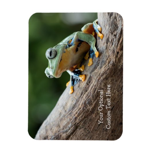 Aangepaste tekst kikker magneet (Verticaal)