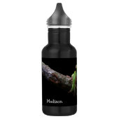 Aangepaste tekst Kikker Roestvrij stalen flesje Waterfles (Links)