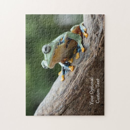 Aangepaste tekst Kikkerpuizen Legpuzzel (Verticaal)