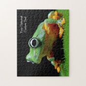 Aangepaste tekst Kikkerpuizen Legpuzzel (Verticaal)