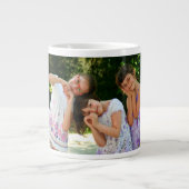 Aangepaste tekst Kinder Foto van papa's grote 20 o Koffiekop (Voorkant)