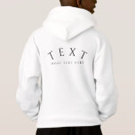 Aangepaste Tekst Kinder Jongens Modern Terug Desig<br><div class="desc">Custom Pullover Toevoegen Afbeelding Logo Tekst Hier Kleding Kleding Sjabloon Gepersonaliseerde Witte Kinder Jongens Back Design Hoodies / Hoodie / Hoodie met capuchon trui Pullover.</div>