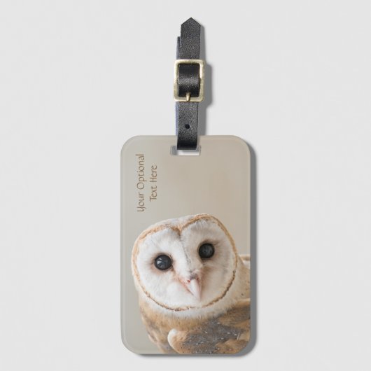 Aangepaste tekst klapt over bagagelabel (Voorkant (verticaal))