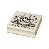 Aangepaste tekst, Klaver Kabouter Rubberstempel (Stempel)