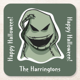 Aangepaste tekst & kleur 1/4 Halloween Creatures Kartonnen Onderzetters