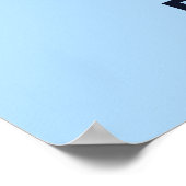 Aangepaste tekst & kleur duiken poster (Hoek)