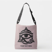 Aangepaste tekst & kleur oog van Horus Crossbody Tas (Voorkant)