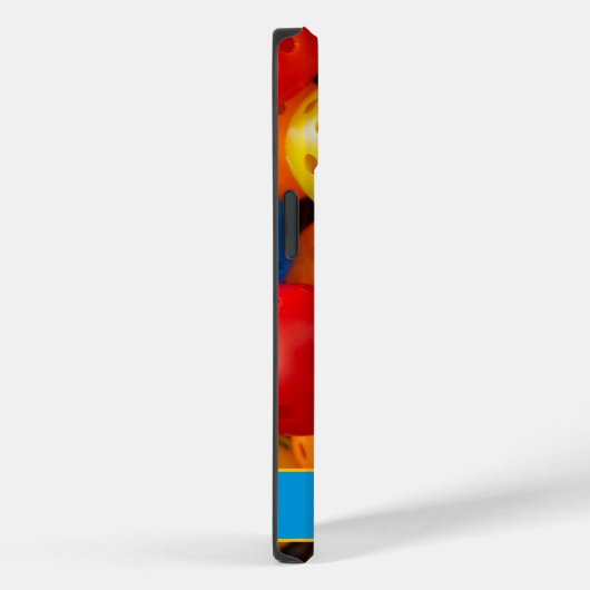 Aangepaste tekst Kleurrijke handballetjes 14 Case-Mate iPhone Case (Achterkant / Rechts)