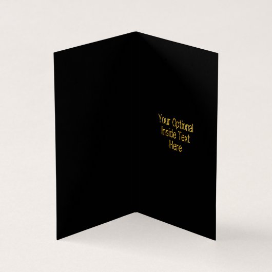 Aangepaste tekst kleurrijke Jazz Player Kaart (Binnen)