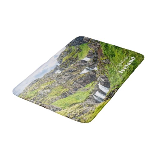 Aangepaste tekst Klifbrekkufossar, IJsland Badmat (Gekanteld)