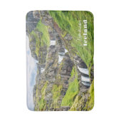 Aangepaste tekst Klifbrekkufossar, IJsland Badmat (Voorkant Verticaal)