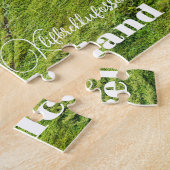 Aangepaste tekst Klifbrekkufossar, IJsland Legpuzzel (Zijkant)