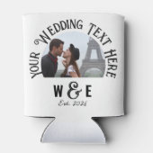 Aangepaste  tekst Koelbox bruiloft gunsten Blikjeskoeler (Achterkant)