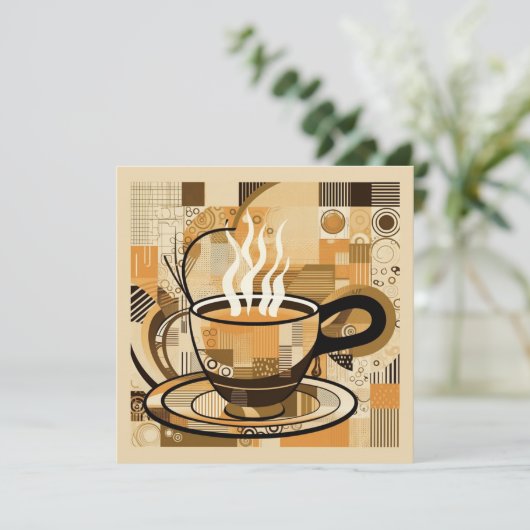 Aangepaste tekst koffie (Staand voorkant)