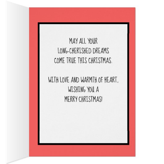 🎾 🎄 Aangepaste tekst, koraal en zwarte tennis (Binnen (Rechts))