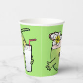 Aangepaste tekst kosnoten bevestigen papieren bekers (Rechts)