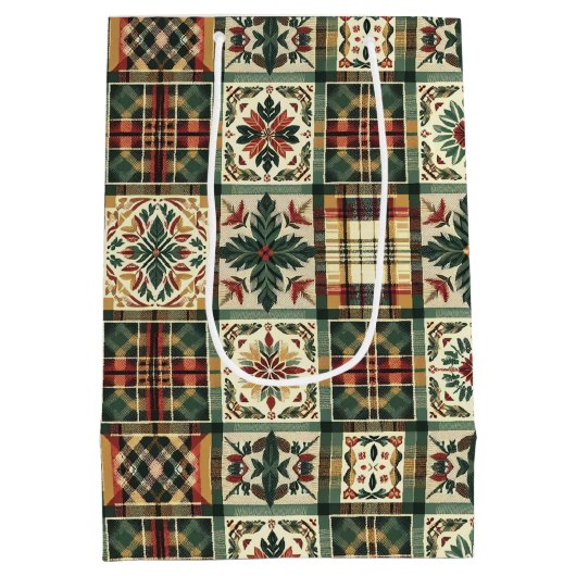 Aangepaste tekst Kruimelig Kerst Rally Gingerbread Medium Cadeauzakje (Achterkant)