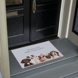 Aangepaste tekst Kute Puppies deurmat
