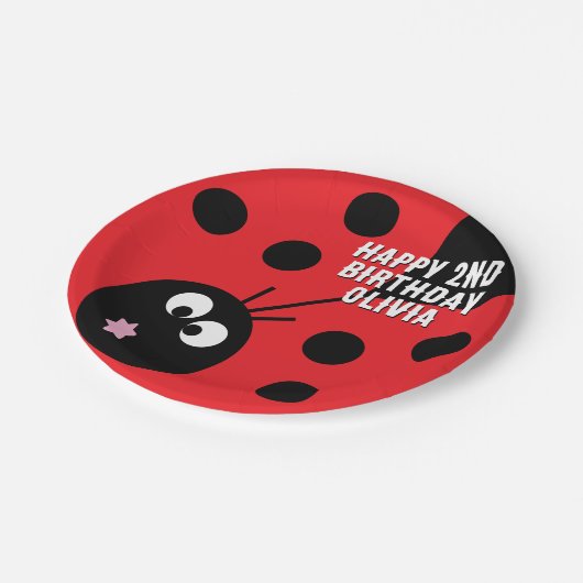 Aangepaste tekst Ladybird Paper Bord – Schattigee (Gekanteld)