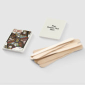 Aangepaste tekst Las Vegas vintage reizen Handwaaier (Niet-gemonteerd)