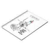 Aangepaste tekst - Laten we dansen Notitieboek (Linkerzijde)