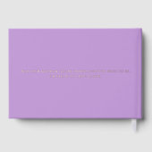 Aangepaste tekst Lavendel Sering Letters to the Br Gastenboek (Achterkant)