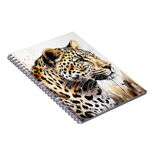 AANGEPASTE TEKST: Leopard Notitieboek Journal (Rechterzijde)