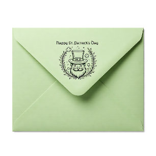 Aangepaste tekst, Leprechaun Loop Rubberstempel