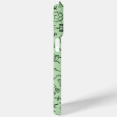 Aangepaste tekst Let's Travel Pictogram Groen Case-Mate iPhone Case (Achterkant / Rechts)