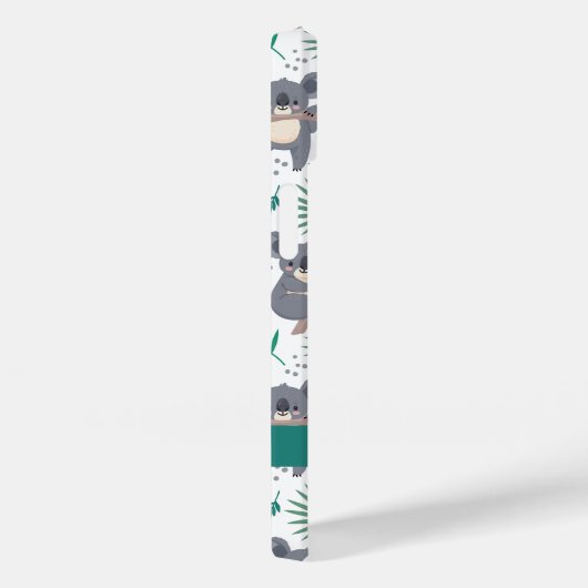 Aangepaste tekst Leuke Koala's Patroon Case-Mate iPhone Case (Achterkant / Rechts)