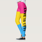 Aangepaste tekst LGBT Rainbow Pansexual Pride vlag Leggings (Links)