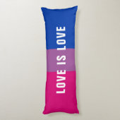 Aangepaste tekst LGBT Regenboog Biseksuele Pride v Lichaamskussen (Achterkant (Verticaal))