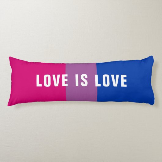 Aangepaste tekst LGBT Regenboog Biseksuele Pride v Lichaamskussen (Voorkant)