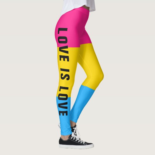 Aangepaste tekst LGBT Regenboog Panseksuele Pride  Leggings (Rechts)