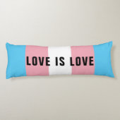 Aangepaste tekst LGBT-regenboogstransplaat Lichaamskussen (Achterkant)