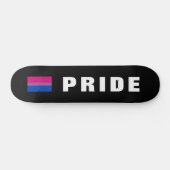 Aangepaste tekst LGBTQ Rainbow Bisexual Pride vlag Persoonlijk Skateboard (Horizontaal)