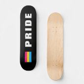Aangepaste tekst LGBTQ regenboog Pansexual Pride v Persoonlijk Skateboard (Voorkant)