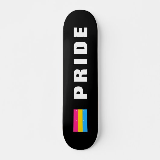 Aangepaste tekst LGBTQ regenboog Pansexual Pride v Persoonlijk Skateboard (Voorkant)