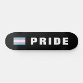 Aangepaste tekst LGBTQ Regenboog Trangender Pride  Persoonlijk Skateboard (Horizontaal)