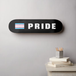 Aangepaste tekst LGBTQ Regenboog Trangender Pride Persoonlijk Skateboard