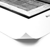 Aangepaste tekst "Liam" Foto Afdruk (Hoek)