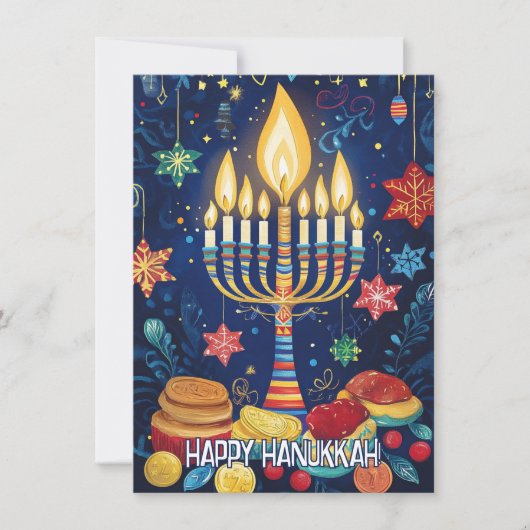 Aangepaste tekst Lichtgevende festivalgroeten Feestdagenkaart (Voorkant)