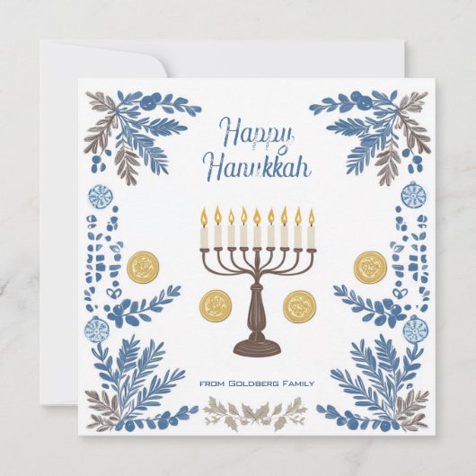 Aangepaste tekst Lichtgevende overleveringen: Wate Feestdagenkaart (Voorkant)