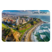 Aangepaste tekst Lima, Peru Magneet (Horizontaal)