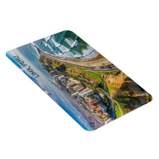 Aangepaste tekst Lima, Peru Magneet (Rechterzijde)